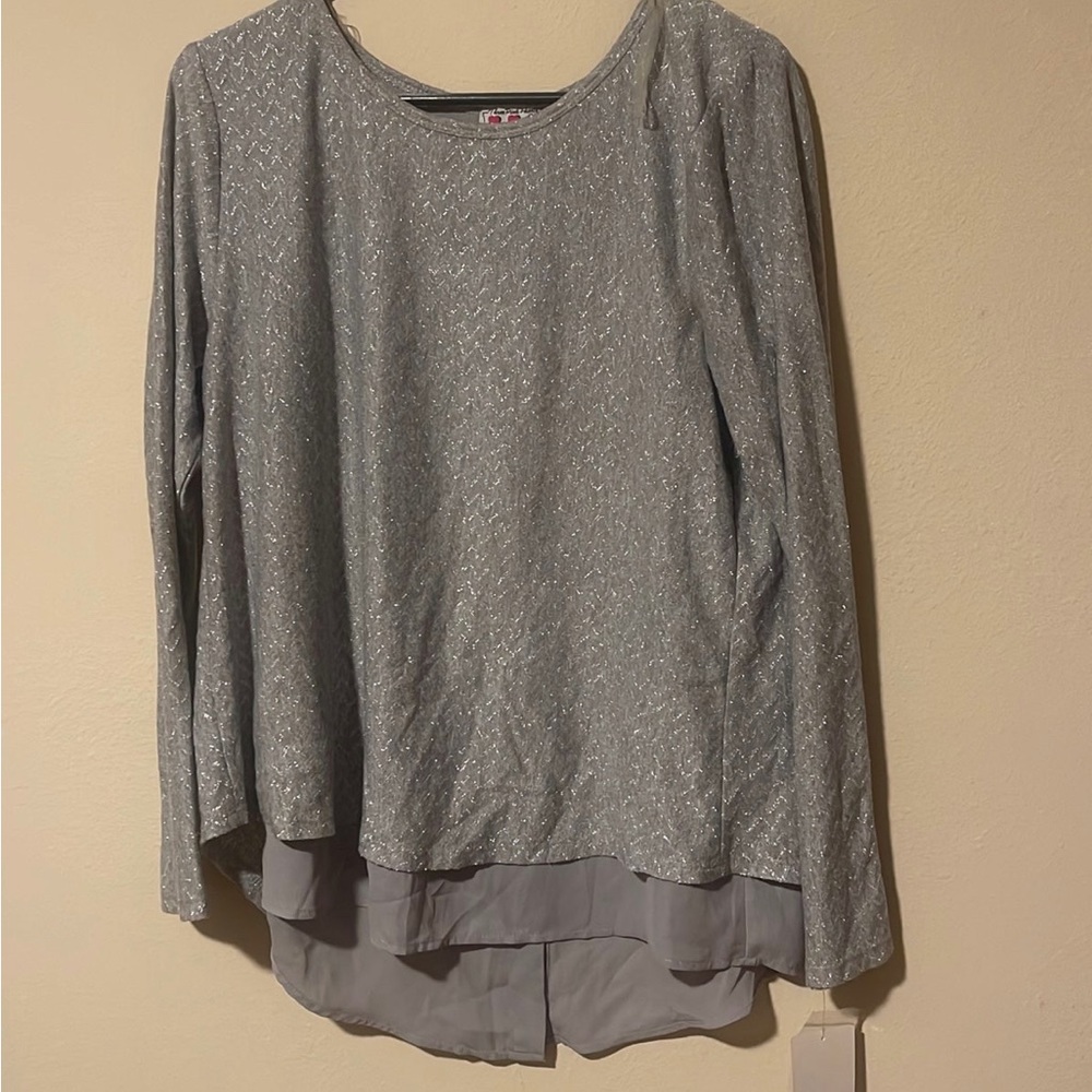 Gray blouse